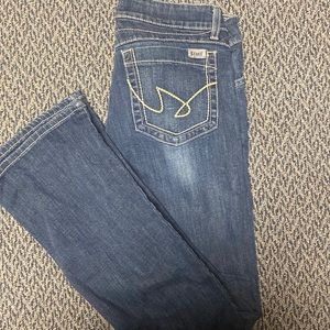 Cruel woman’s jeans